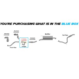 Direct-Fit Exhaust Y-Pipe fits: 2006-2012 Toyota RAV4 3.5L