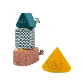 Kaloo - Stimuli - 4 Scalable Sound-Making Shapes - Baby Accessories - Stacking Games - Hearing and Grip Development - 0 Months +, K227002