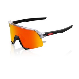 100% S3 Sport Performance Cycling Sunglasses (Polished Translucent Grey & Matte Black)