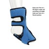 Foot Drop Splint Brace 3 Elastic Straps Soft Liner Foot