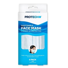 ProTech Disposable Face Mask X 6