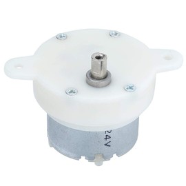 12V 10Rpm DC Miniature Geared Motor, Slow Speed Electric Motor with Terminal Mute Gear Rotation, High Performance and Durable