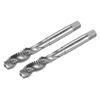 uxcell 2pcs Spiral Flute Thread Taps, 3/8-16 BSW H2 Screw