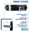 IRONTITE IRONTITE® 2 Pack Tower Bolt Black, Gate Bolts for