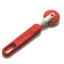 Tredoni 1.6" Dough/Ravioli Stamp Cutter & Sealer Wheel - 4cm Pastry/Pasta Maker, Multicolour