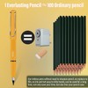 6 Pcs Everlasting Pencil with 6Pcs Replacement Nibs, Inkless Pencil