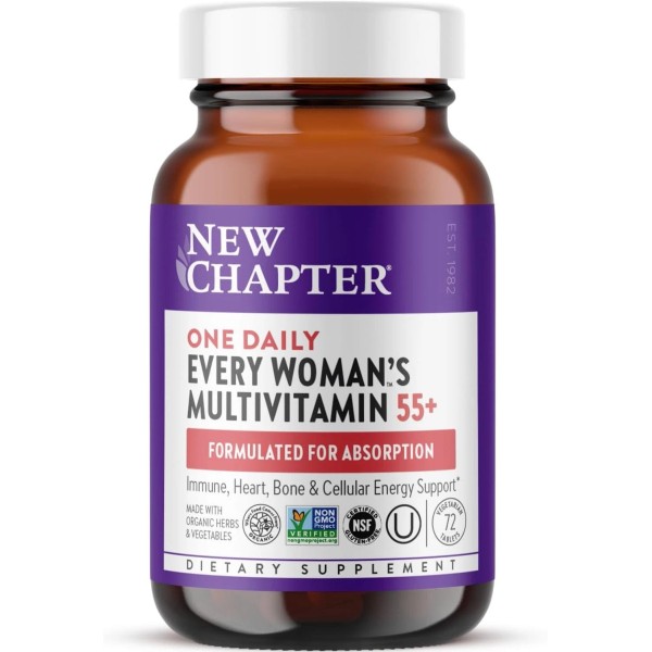 Branded New Chapter Every Women's Multivitamin 55+ Immune, Heart, Bone