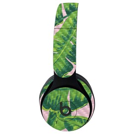 MightySkins Carbon Fiber Skin for Beats Solo Pro Wireless Headphones - Jungle Glam | Protective, Durable Textured Carbon Fiber Finish | Easy to Apply, Remove, and Change Styles | Made in The USA