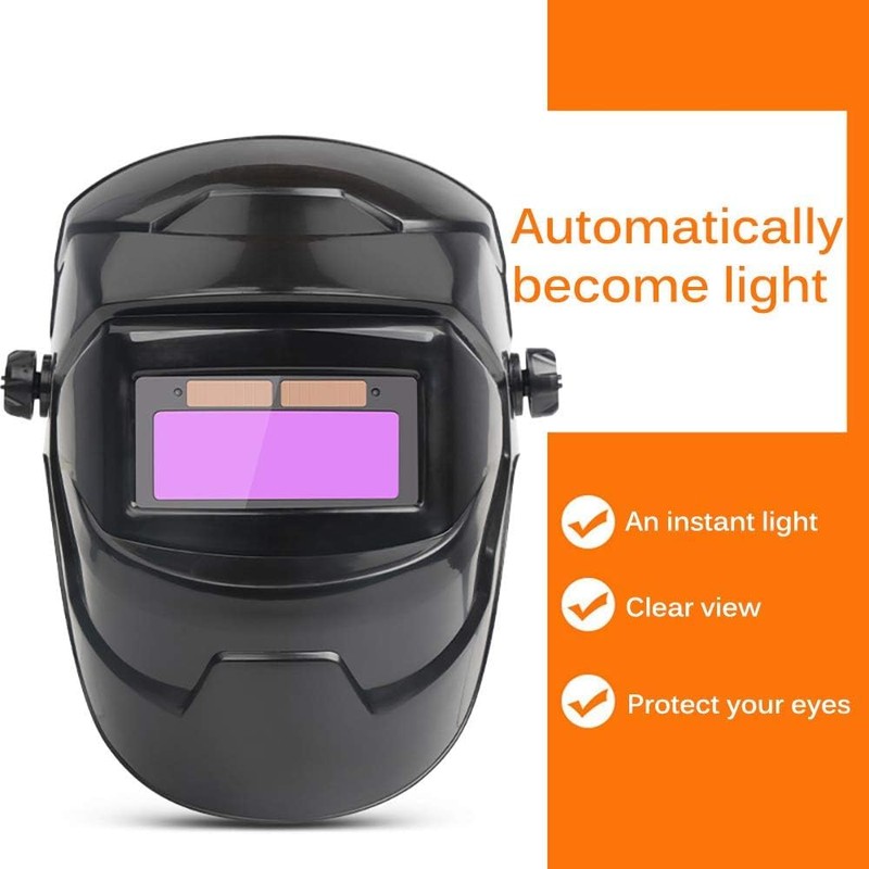 SUNJULY Auto Darkening Welding Helmet, True Color Solar Mask With