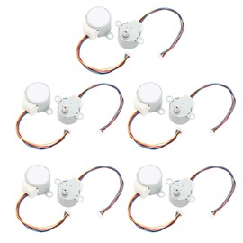 10Pcs Stepper Motor Step Copper Coil High Torsion DC 5V Accessory for Furniture Fan