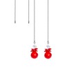 Crystal Ceiling Fan Pull Chains Hanging Pendants Prism Pack Of