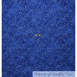 Signature BonEful Fabric FQ Cotton Quilt Blue Sky Snowflake Xmas Texture Blender Polka Dot