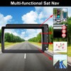 LONGRUF GPS Navigator for Car, Latest 2025 Map 7-inch HD