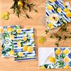 Homlouue 2 Pack Lemon Kitchen Hand Towels, Decorative Kitchen Towels