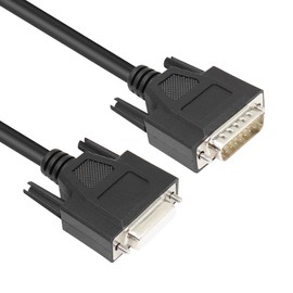 RIIEYOCA 1m Serial Cable DB15 Male to Female 15 Pin Port Straight Through (Black)