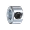 sourcing map 2pcs Set Screw Collars 1/4" Bore Carbon Steel