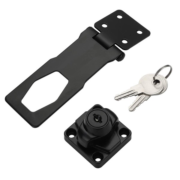 Hasp Keyed Hasp Locks Twist Knob Keyed Locking Hasp for