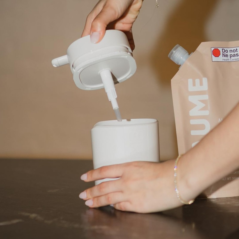 PAUME Signature Refillable Hand Sanitizer Pump, Stylish & Modern Dispenser