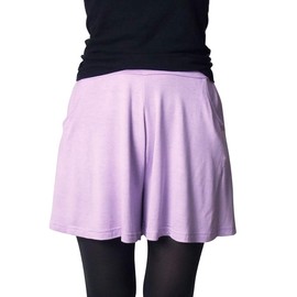 Galhi Culotte Pants, Flared Gathered Pants - purple berry