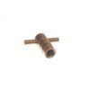 6 Of Radiator Bleed Key Easy Grip T Bar Type Brass