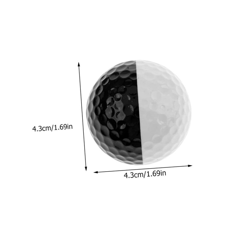 CORHAD 2pcs Golfing Practice Balls Sports Ball Set Double Design