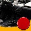 Bojueshaw 2pcs Carbon Fiber Car Cup Pad,Shiny Diamond Anti-Slip Beverage