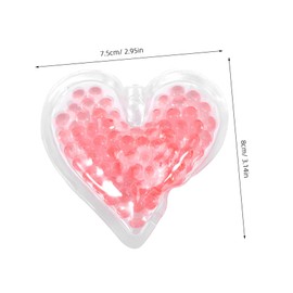 Mikinona Heart Shaped Gel Ice Packs 4pcs Reusable 8cm Ice Packs for Injuries and Nursing for Cold Compress Therapy