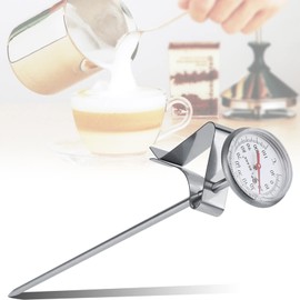 Milk Thermometer, Milk Frothing Temperature Gauge with Stainless Steel Tip for Coffee Drinks