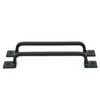 CRAFTSMAN ROAD Black Cast Iron Pull Handles 9 inch (Squared