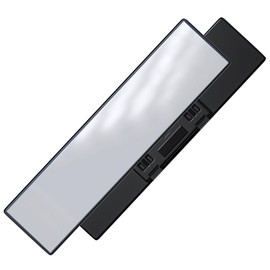 Rear View Mirror 12 Inch Interior Clip On Panoramic Convex Rearview Mirror, Anti Glare, Clear Tint, Wide Angle Car Mirror, Extended Rear View Mirror for Car, Universal Rear View Mirror Accessory