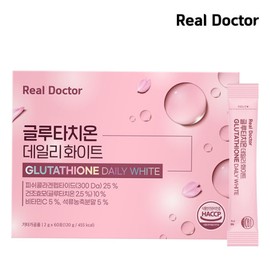 formulaReal Doctor (2 month supply) 1 box of Glutathione Daily White 60 sachets / (2개월분)글루타치온 데일리 화이트 60포 1박스