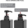 Amorettise 12 Pack Shampoo and Conditioner Dispenser Bottles, 8 Pack