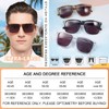 MARE AZZURO Oversized Reader Sunglasses +2.00 Men Outdoor Reading Glasses
