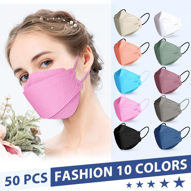 FENFEN KN95 Face Masks Disposable Adults - 50 Pack 5