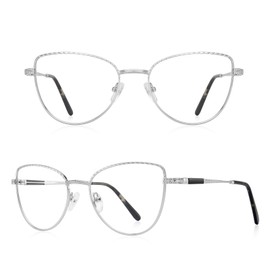 RB. Pilot Retro Cateye Reading Glasses for Women Blue Light Blocking Computer Glasses Spring Hinge Readers