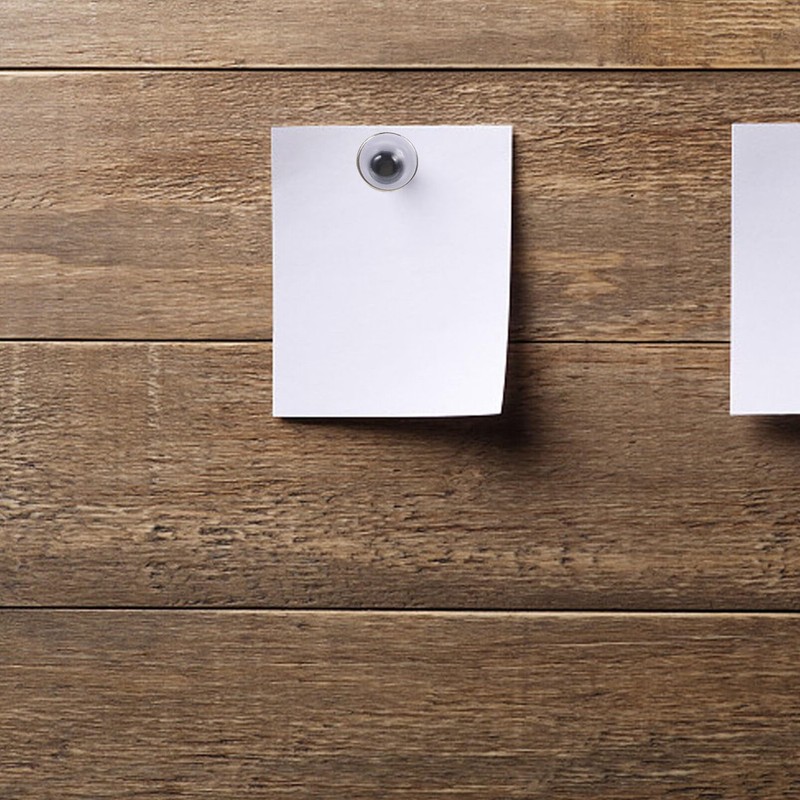 MAGICLULU 50pcs Black Wiggle Googly Eyes Thumb Tacks Creative Push