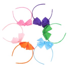 Hohopeti 6pcs Bow Headbands for Handmade Hair Accessories for Birthdays and Photo Shoots