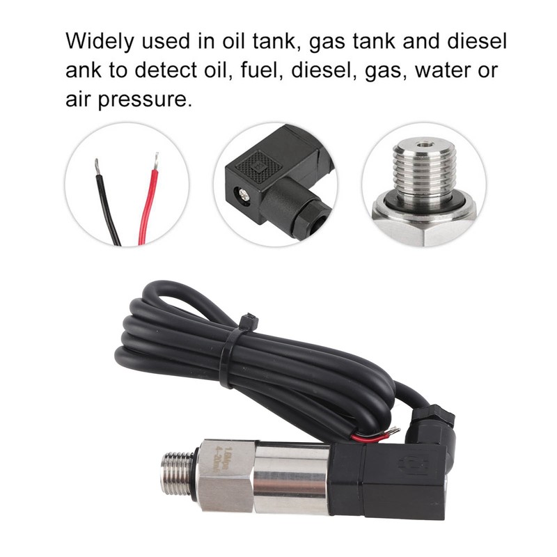 4‑20mA Output G1/4" Silicon Pressure Transmitter Transducer for Water Gas