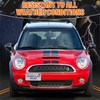 Heavy Duty Front License Plate Frame Compatible with Mini Convertible