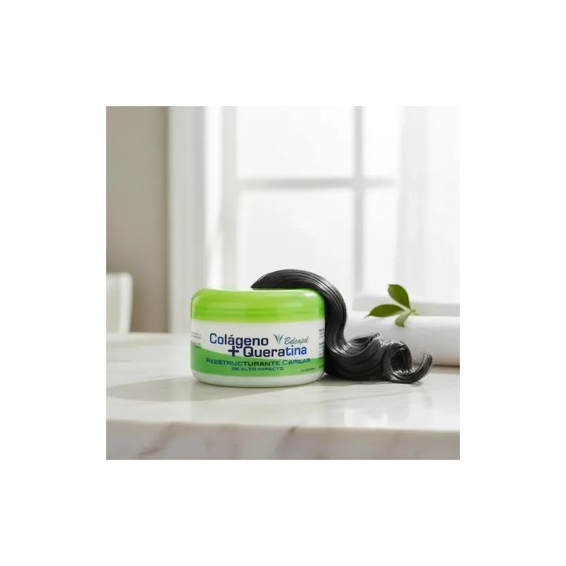 Pack 4 Belcapel Colágeno Queratina Para El Cabello