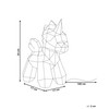 Decorative LED Plastic Colourful Unicorn with USB Port 35 cm