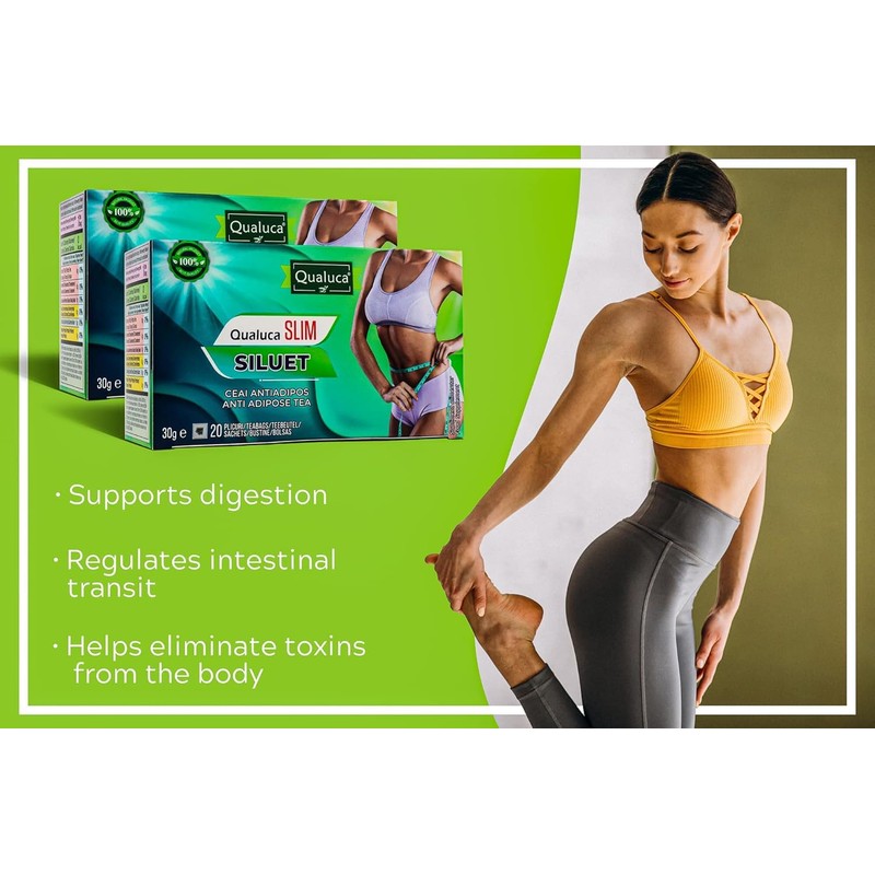 Qualuca, Silhouette Complex - 60 Days | Herbal Tea Silhouette