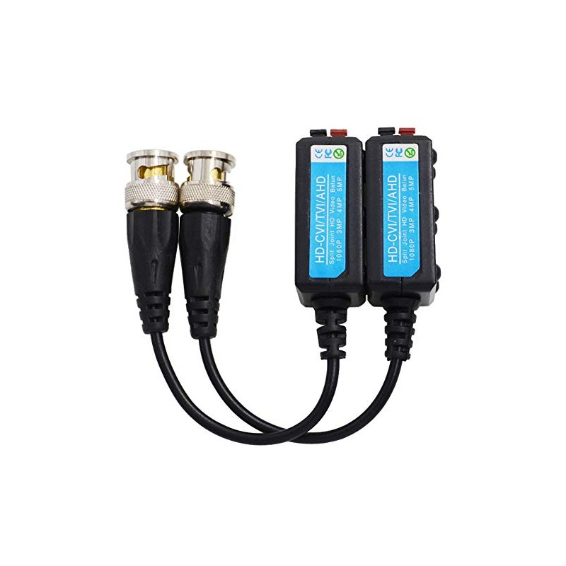 BNKENX 4 Pairs 1080P HD-AHD/TVI/CVI Passive HD Video Balun Transmitter