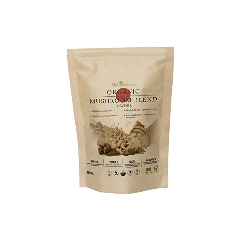 MySuperfoods Organic Mushroom Blend Powder 500g