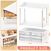 Yieach 2 Pack Makeup Organizer for Counter with 4 Drawer,14.4"