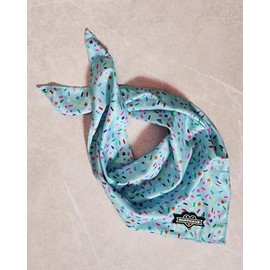 Generic Ruffhaus NYC Blue Sprinkles Dog Cooling Bandana, ice Cream, boy Dog Birthday, Bandana for Dog, Gotcha Day Celebration, Puppy Party