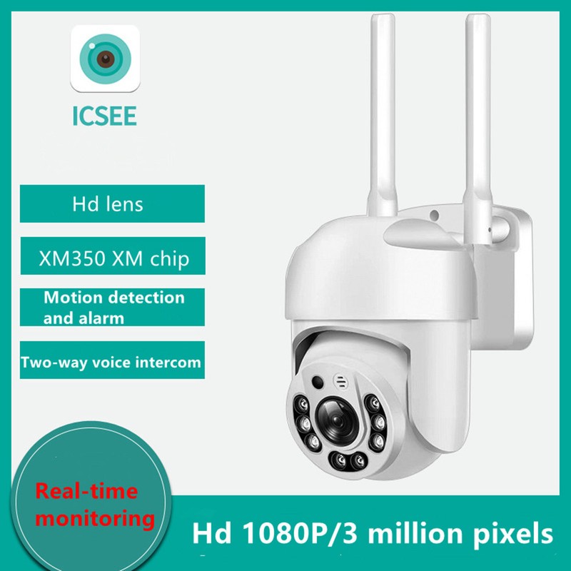 1080P HD Wireless Security Camera WiFi Camera 3MP Pan/Tilt Camera