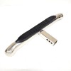 AZONECAR 30" Polished Chrome Tow Hitch Step Bar-3" Round Curved