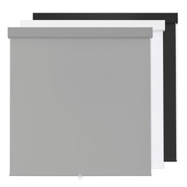 100% Blackout Roller Shades Cordless Blinds for Indoor Windows,Free-Stop Window Shades Pull Down,Thermal Insulated Fabric UV Protection,Blackout Window Guard Blinds for Home,Office,Grey,35" W x 72" H