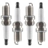 PEIUOK Spark Plug Set 4 PCS Sparkplug Front Iridium for